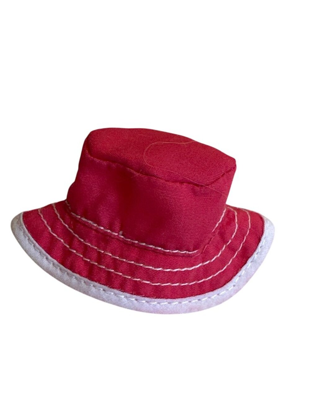 Vintage Barbie Doll Bucket Hat Hot Pink for 11" Fashion Doll Accessory 90s